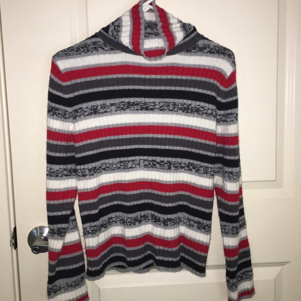 Striped Turtleneck